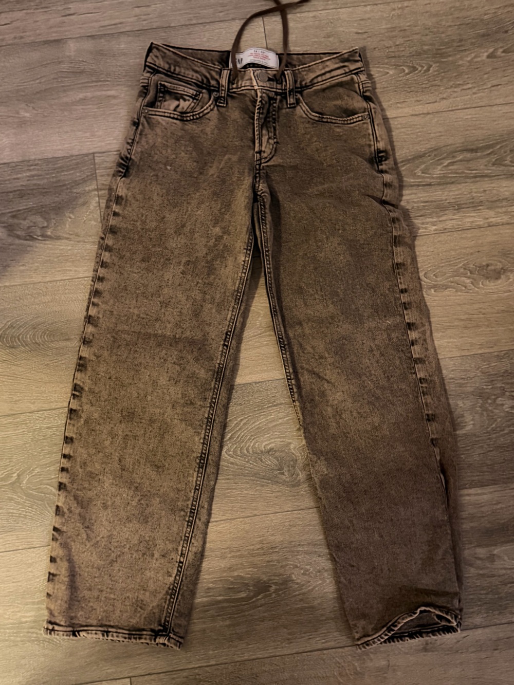 GAP Women's Straight-Leg Jeans in Brown Wash